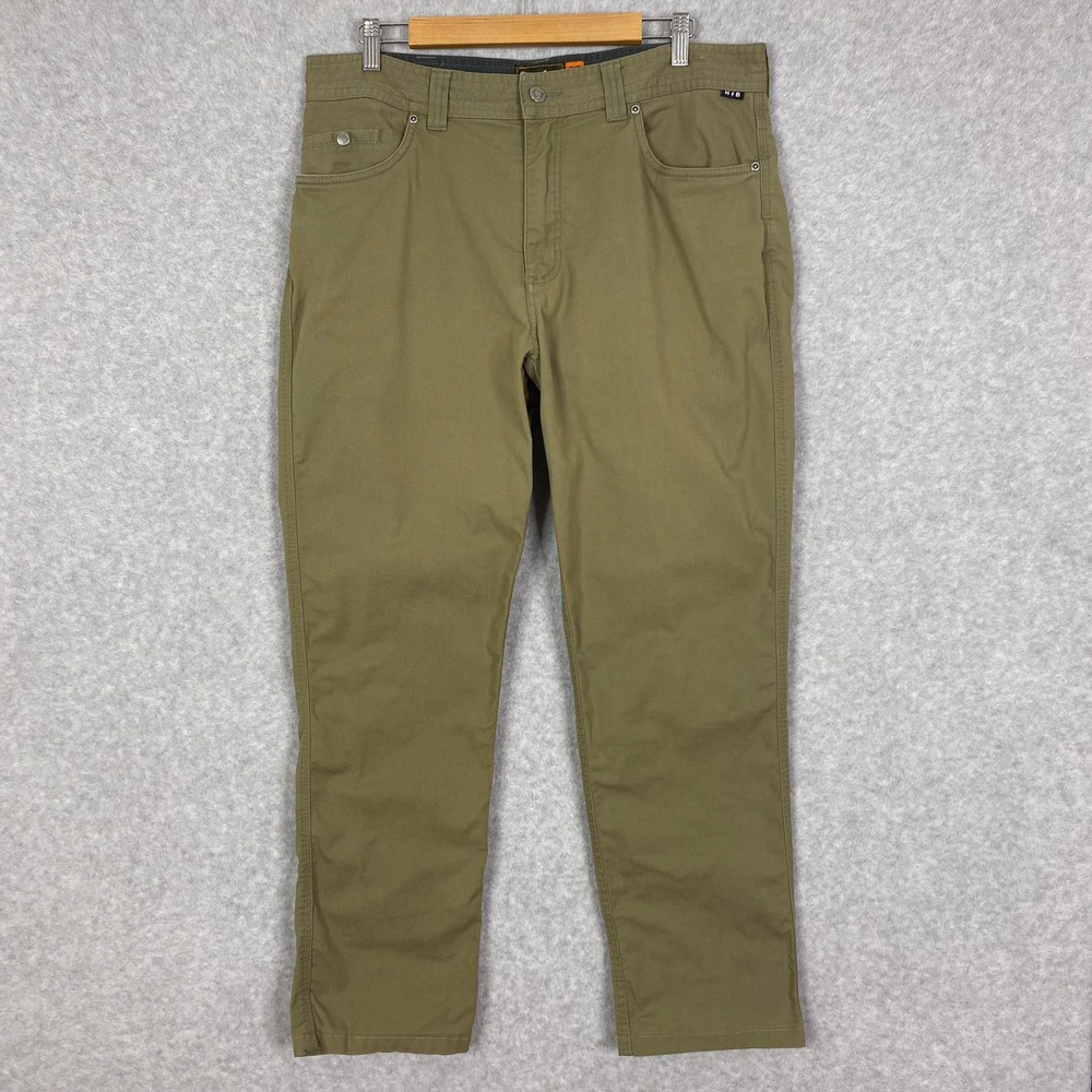Howler Brothers Pants Mens 35x32 (36x29) Sage Frontside 5-Pocket